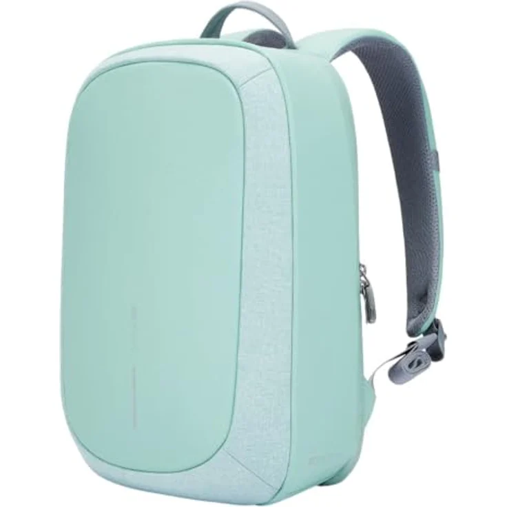 XD Design Bobby Edge Business-Rucksack, 46 cm Laptopfach aus 100% PET, iceberg green – Bild 3