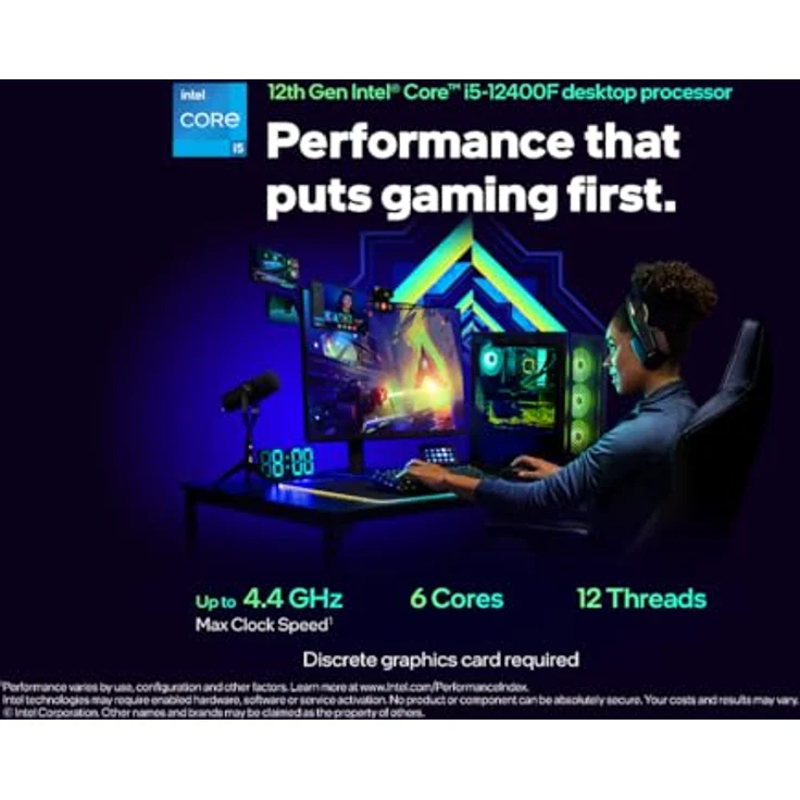Intel Core i5-12400F, 6C/12T, 2.50-4.40GHz, boxed BX8071512400F – Bild 5