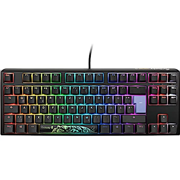 Ducky One 3 Classic Mechanische Tastatur - Mechanical Keyboard - Tastatur Gaming Mechanisch - Gaming Keyboard Mechanical - Mechanische Gaming Tastatur - TKL-Format 80% - MX-Clear – Bild 2