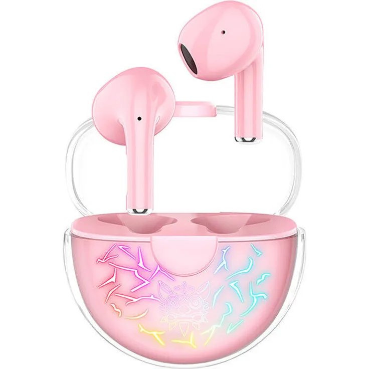 ONIKUMA T35 Pink Drahtlose Kopfhörer TWS mit Touch-Panels und Geräuschunterdrückung