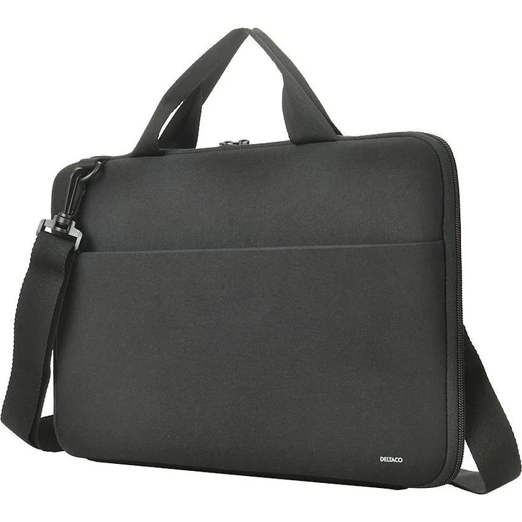 Deltaco Neoprene Laptop Sleeve 11.6-12", robuste und wasserdichte Notebooktasche, Schwarz