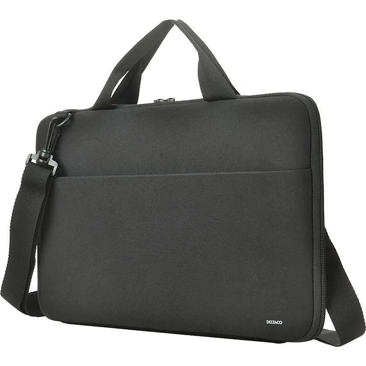 Deltaco Neoprene Laptop Sleeve 11.6-12", robuste und wasserdichte Notebooktasche, Schwarz