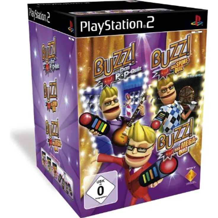 BUZZ! Triple Pack [SWP] (PS2) – Bild 2