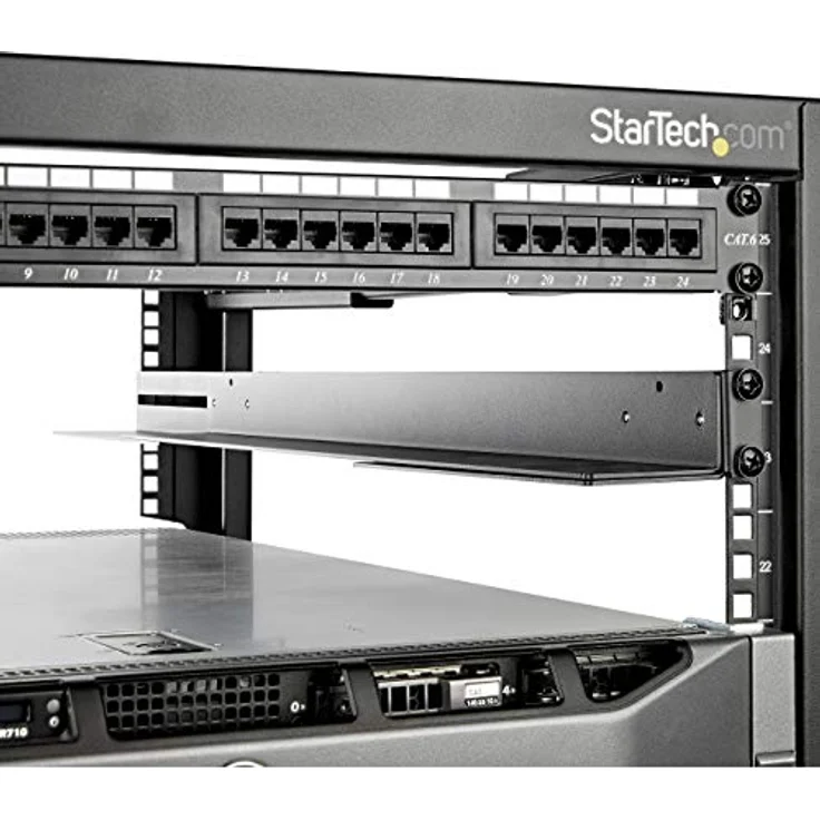 StarTech.com 1U Server Rack Rails with Adjustable Mounting Depth - 4 post - Rack-Schienen-Kit - Rack montierbar - Schwarz - 1U - 48.3 cm (19) – Bild 7