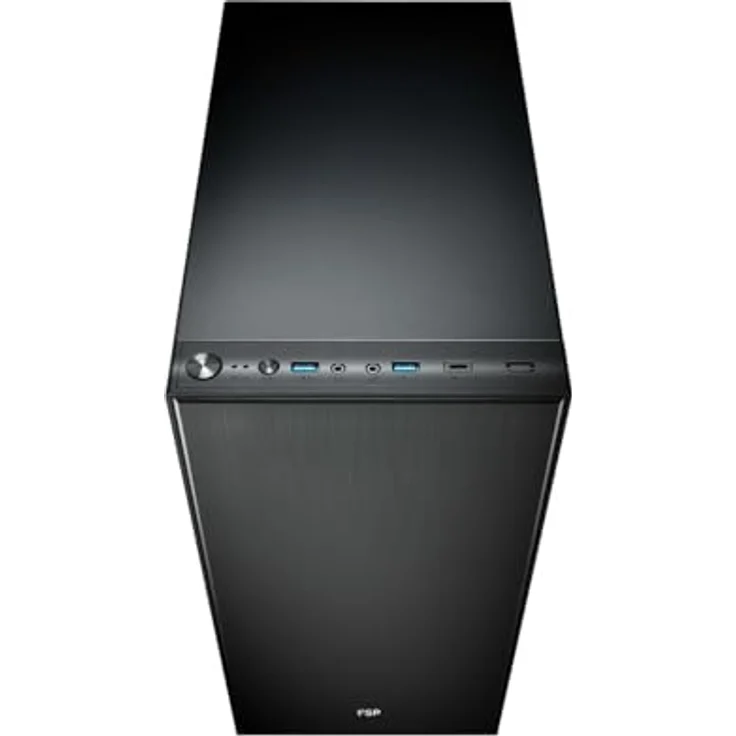 FSP GEH Midi CMT223 S ATX/M-ATX/M-ITX o.N. Black Retail, PC-Gehäuse – Bild 3