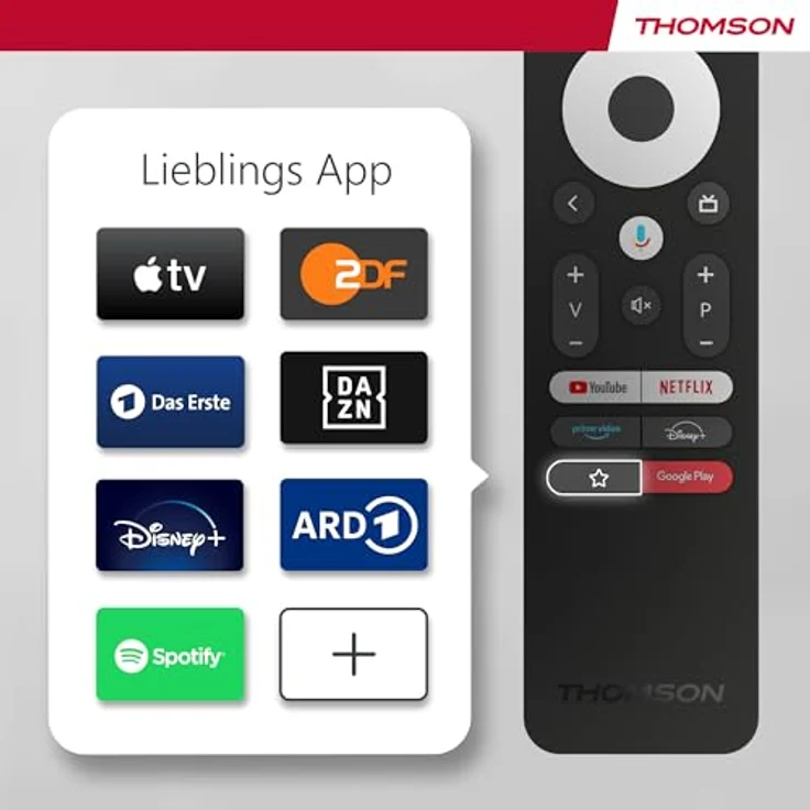 Thomson 32 Zoll (80 cm) HD Fernseher Smart Android TV (WLAN, Triple Tuner DVB-C/S2/T2, Google Assistant, YouTube, Netflix, DAZN, Prime Video, Disney+) – 32HA2S13-2023 – Bild 8