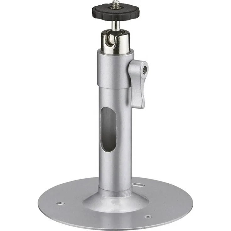 ABUS TVAC32120 Universalhalterung, 3 kg Tragkraft, Aluminium, Silber mit 360°-Kugelkopf und Schnellverschluss