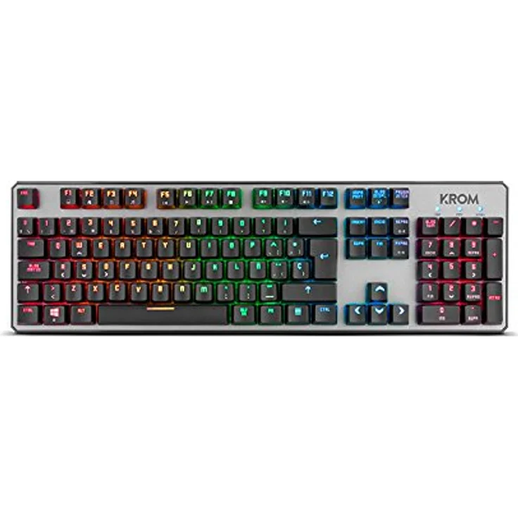 KROM Kernel USB Schwarz - Tastaturen (Standard, Verkabelt, USB, Mechanischer Switch, RGB-LED, Schwarz) – Bild 3