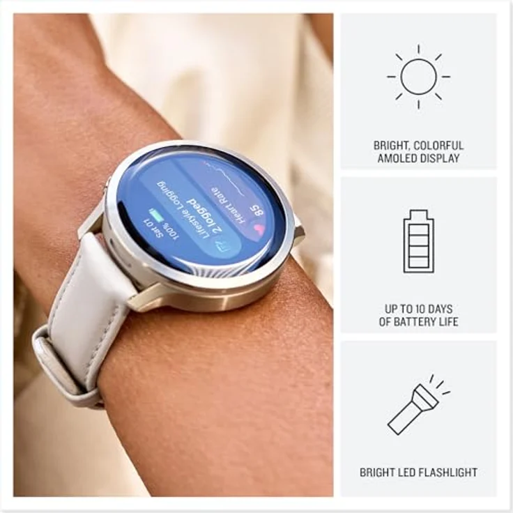 Garmin Venu 4, Smartwatch mit GPS, Fitness-Tracking und hochwertigen Display, Schwarz – Bild 3