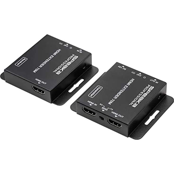 SpeaKa Professional SP-HDE-200 HDMI® HDMI Extender über Netzwerkkabel RJ45 70 m – Bild 2