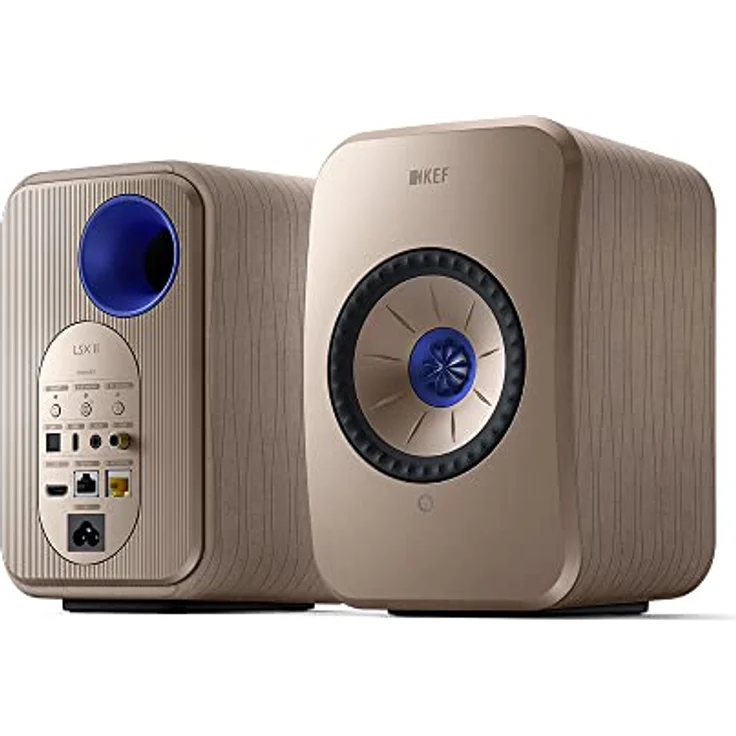 KEF LSX II - WLAN Regallautsprecher, Conran Soundwave | Aktivlautsprecher |PC | TV | Monitor | Bluetooth – Bild 2