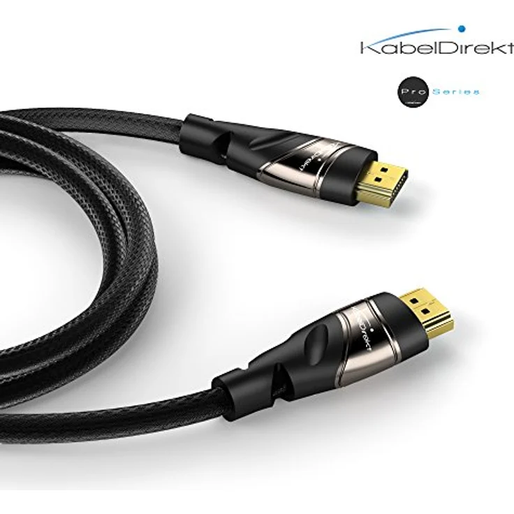 KabelDirekt - 4K HDMI Kabel - 10m - kompatibel mit (HDMI 2.0a-b 2.0, 1.4a, 4K Ultra HD, 3D, Full HD, 1080p, HDR, ARC, Highspeed mit Ethernet, PS4, Xbox, HDTV) - PRO Series – Bild 6
