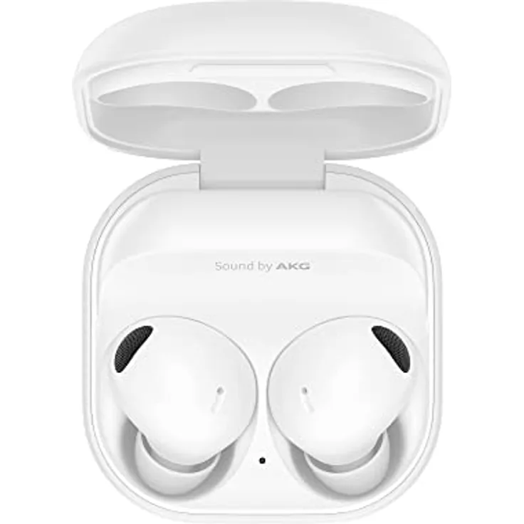 Samsung Galaxy Buds2 Pro, Bluetooth-Kopfhörer, True Wireless, Geräuschunterdrückung, Ladetasche, Qualität, Wasserdicht, Weiß