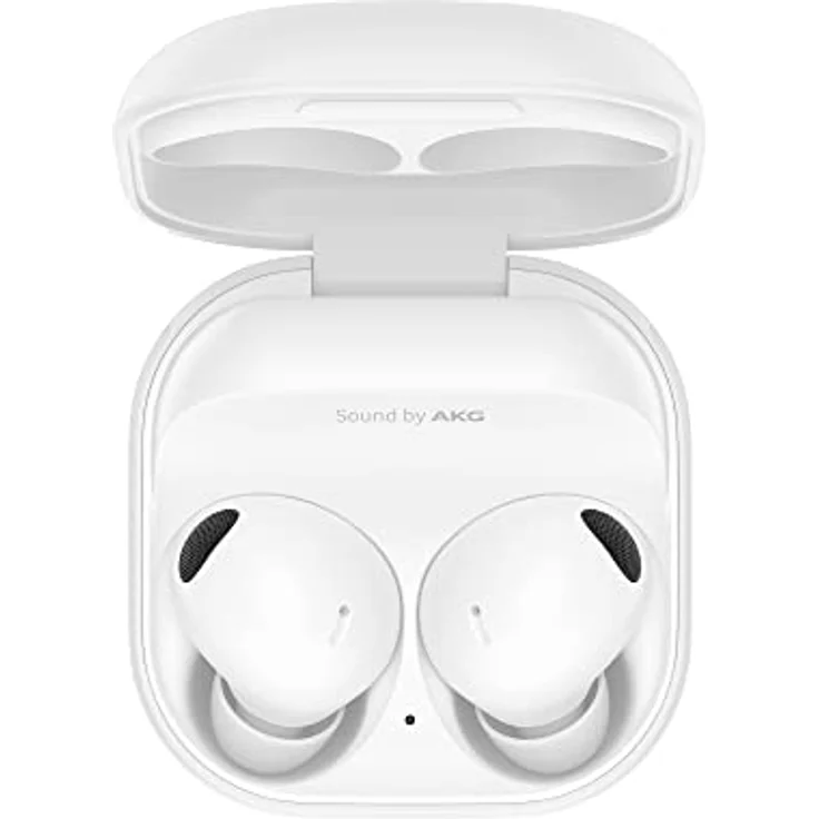 Samsung Galaxy Buds2 Pro, Bluetooth-Kopfhörer, True Wireless, Geräuschunterdrückung, Ladetasche, Qualität, Wasserdicht, Weiß – Bild 1