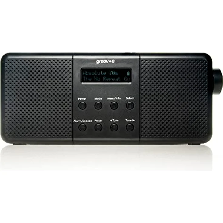 groov-e Vienna DAB & FM Digitalradio, Bluetooth-kompatibel mit integriertem Wecker, LCD-Display, tragbar, 40 voreingestellte Sender – Bild 2