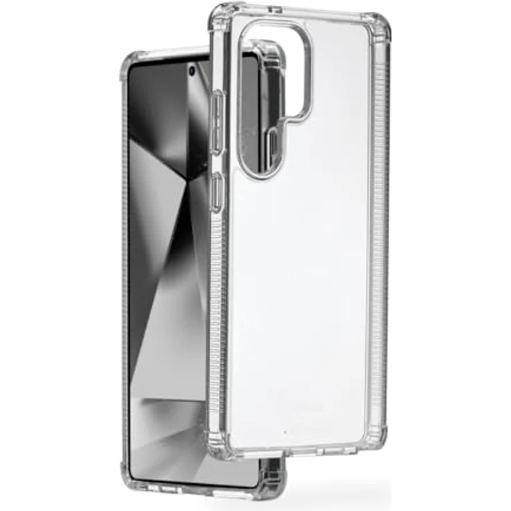 Hama Handyhülle „Extreme Protect“ für Samsung Galaxy S25 Ultra transparent (Bumper D3O-lizenziert, stoßfest, sturzsicher, bruchsicher, durchsichtige Hülle, Case für induktives Laden) – Bild 1