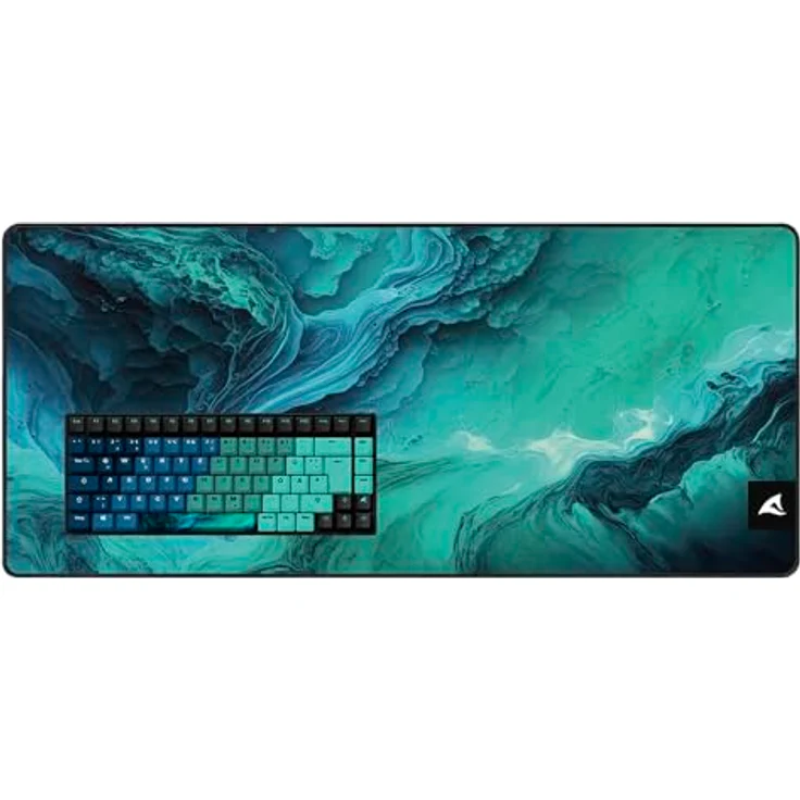 Sharkoon SKILLER SGK50 S3 Design Bundle D4, Tastatur Zubehörset mit PBT-Tastenkappen, speziell für deutsche Tastatur-Layouts, Mausmatte mit abgenähten Rändern – Bild 2