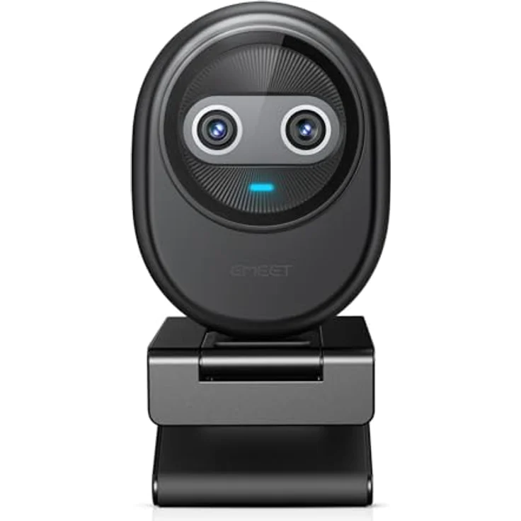 EMEET 4K Webcam Piko, KI-gestützte Dual-Kamera Webcam mit 3 Mikrofon-Arrays und 3 Soundmodi, USB-Webcam für Zoom/Skype – Bild 5