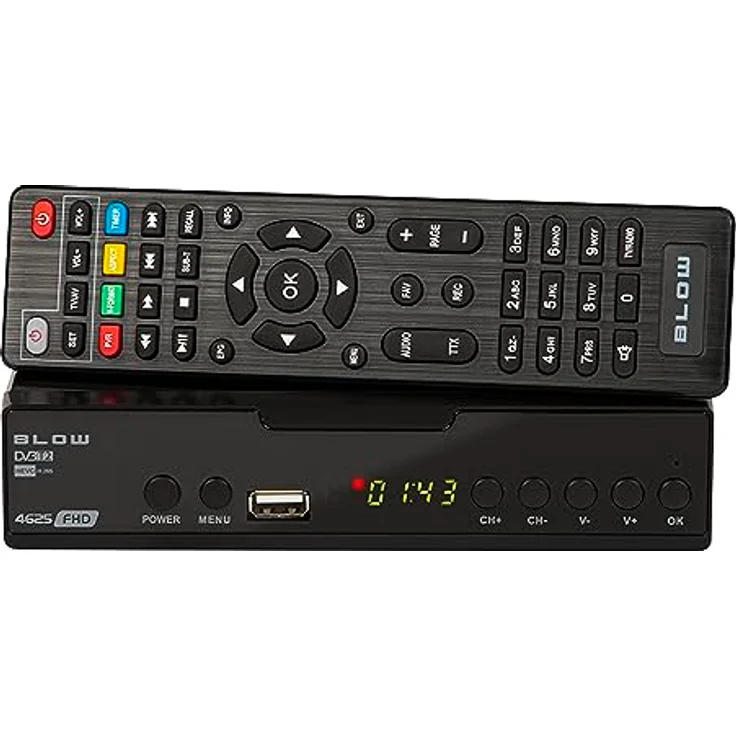 Blow DEKODER DVB-T2 HEVC Tuner HD, USB HDMI, langlebig und robust – Bild 2