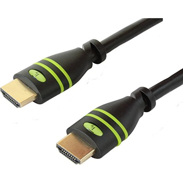 Manhattan 323192 High Speed HDMI-Kabel mit Ethernet-Kanal (HEC ARC 3D 4K) HDMI-Stecker auf HDMI-Stecker geschirmt schwarz 1 m – Bild 2