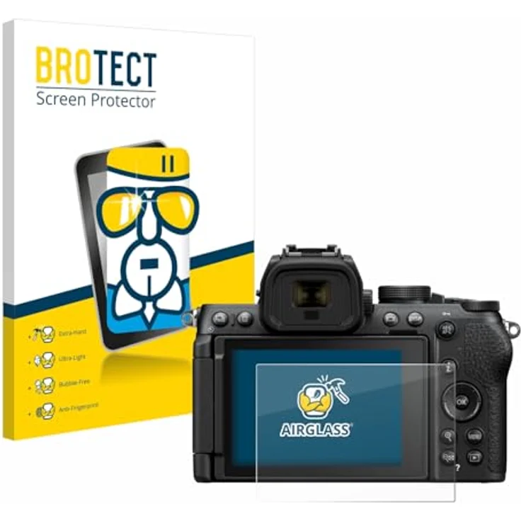 BROTECT Schutzglas für Nikon Z50 II, Extrem kratzfest 9H, Anti-Fingerprint, ultra klar, Made in Germany – Bild 1