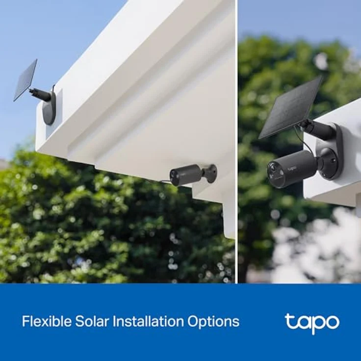 Tapo C411 KIT, 2K Solar Überwachungskamera für außen, IP65 wetterfest, Farbnachtsicht, WLAN 2,4 GHz, Zwei-Wege-Audio, Personenerkennung, lokale Speicherung bis 512 GB – Bild 4