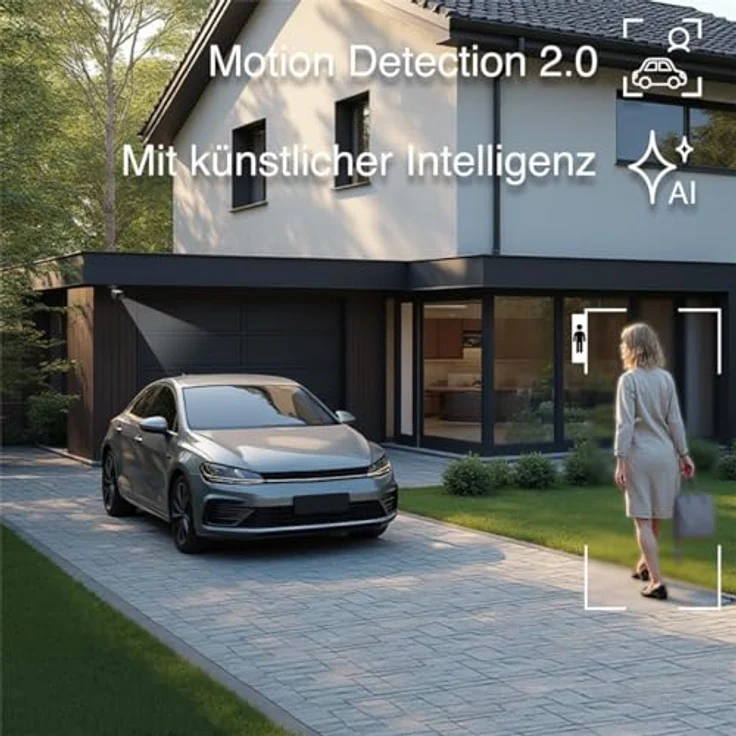 HILOOK IPC-B180HA-LUF (2.8mm), Kabelgebundene IP Überwachungskamera mit 8 MP Auflösung, Smart Hybrid Light und Bewegungserkennung 2.0 – Bild 5