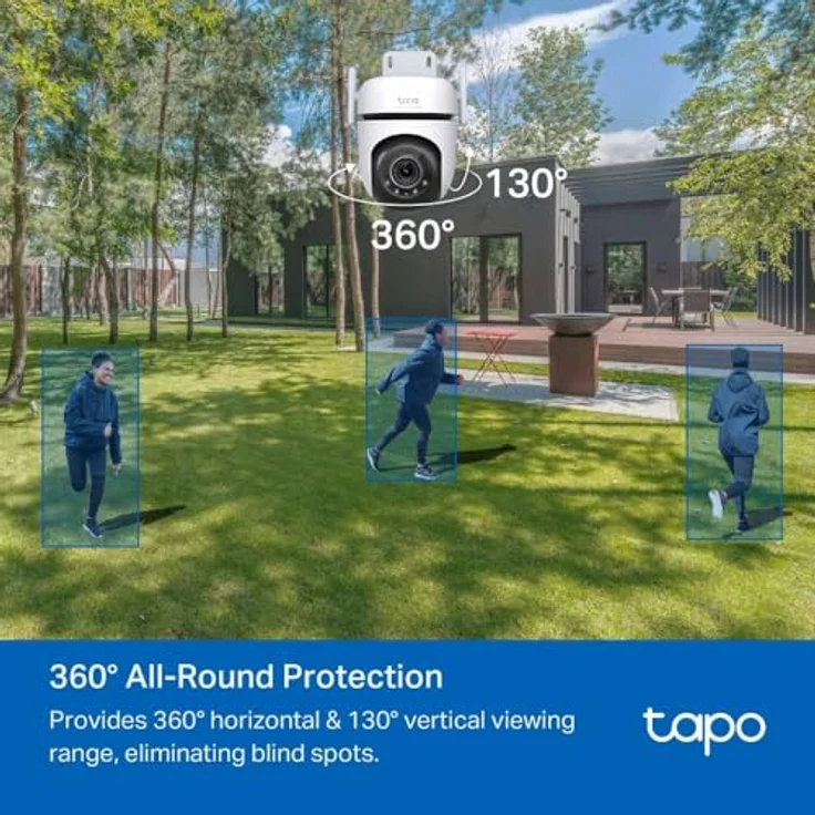 TAPO Tapo C52A 360° Überwachungskamera mit 2K Auflösung, KI-Funktionen und Starlight-Nachtsicht – Bild 7