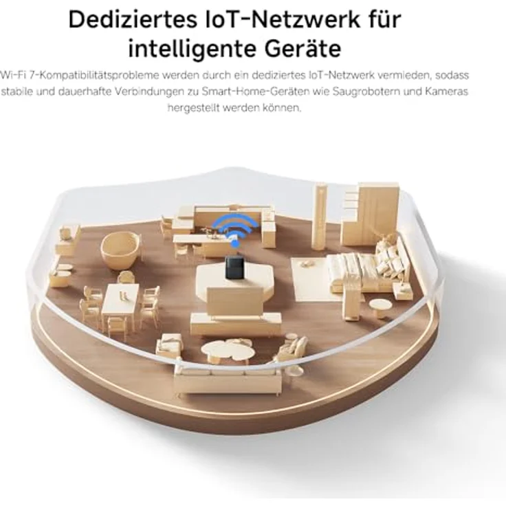 Xiaomi BE3600 Pro, Mesh Router 3er Pack mit Wi-Fi 7, Geschwindigkeiten bis zu 3570 Mbps, Grau – Bild 14