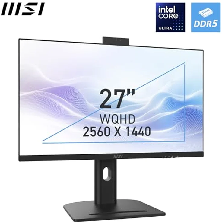 MSI Modern AM273QP AI 1UMG-409AT, All-in-One-PC mit 27" WQHD IPS-Panel, Intel Core Ultra 5, Thunderbolt 4 und Windows 11 Home – Bild 2