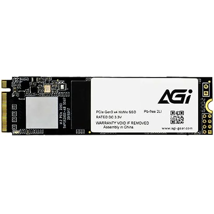 AGI TECHNOLOGY Festplatten Modell AGI SSD INTERNE M.2 1TB PCIE 2280 GEN. 3X4 LESEN/SCHREIBEN 2570/2070 MBPS – Bild 1