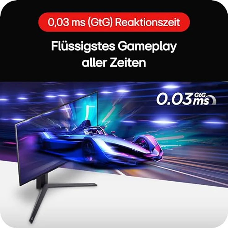 LG Electronics 27GS95QX-B.AEU Ultragear™ Gaming OLED-Monitor 27" (2560 x 1440, HDR10, 0,03ms GtG, 40 Hz) - Schwarz, NVIDIA G-Sync™, AMD FreeSync™ – Bild 4