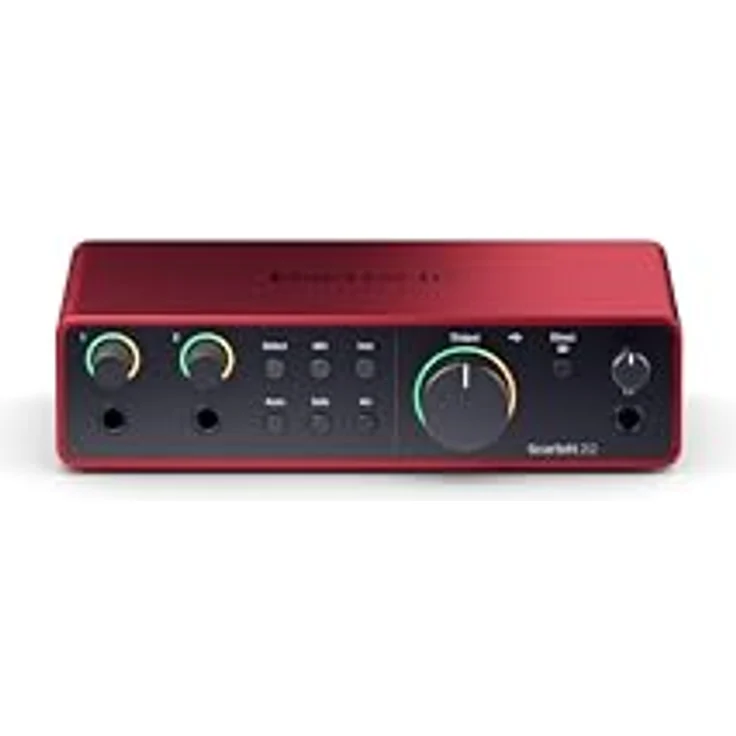 Focusrite Scarlett 2i2 4. Gen USB-Audio-Interface, HiFi-Studioqualität, Auto Gain und Clip Safe, inkl. Pro Tools Intro+ und Hitmaker Expansion – Bild 2