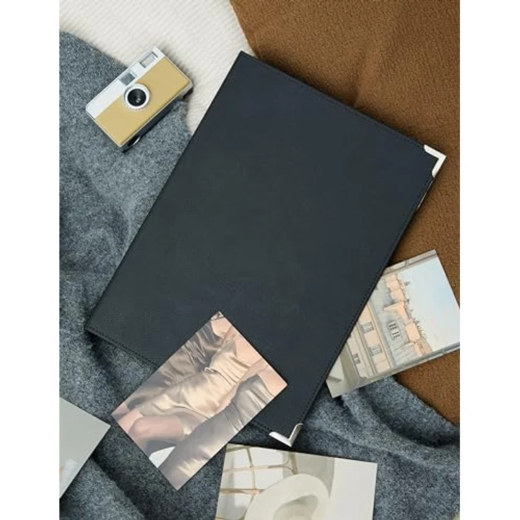 Hama Einsteckalbum New York City, für 400 Fotos im Format 10x15, schwarze Innenseiten, 4 Einsteck-Taschen pro Seite, Foto-Album schwarz - Preisvergleich – Bild 6