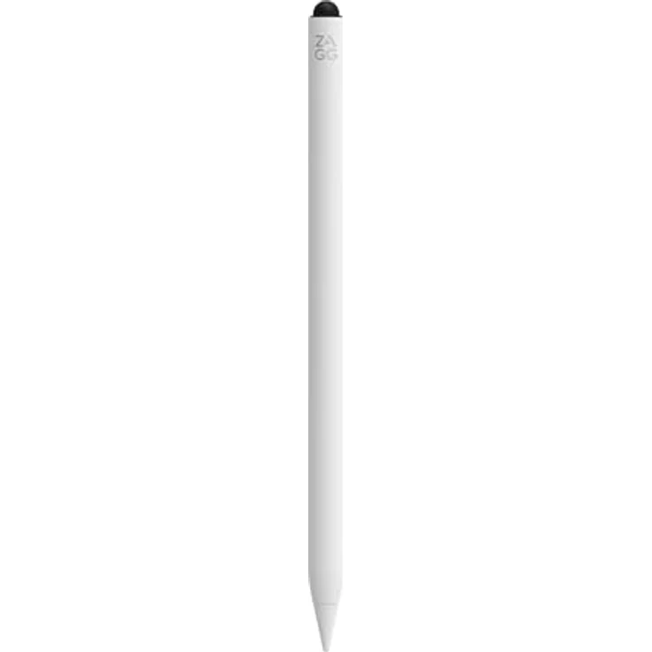 ZAGG Pro Stylus 2, Eingabestift, kabelloses Laden, magnetisch, Dual Tip Stylus, kompatibel f?r iPad, Wei? – Bild 1