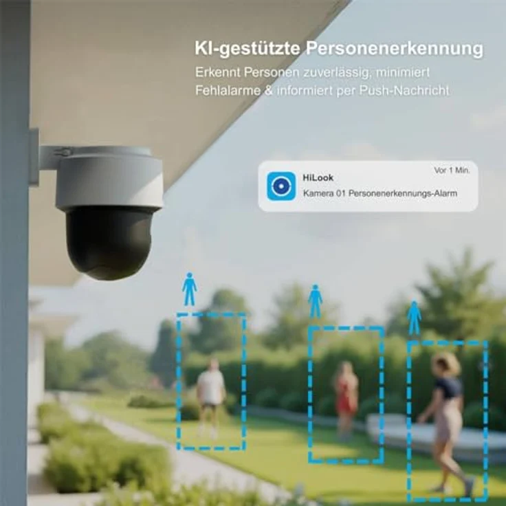 HILOOK PTZ-N2C400M-DE(2.8mm)(B) Kabelgebundene Überwachungskamera mit 4 MP Auflösung, PTZ-Funktion, Nachtlicht bis 30 m, Zwei-Wege-Audio und IP66 Schutzklasse – Bild 4