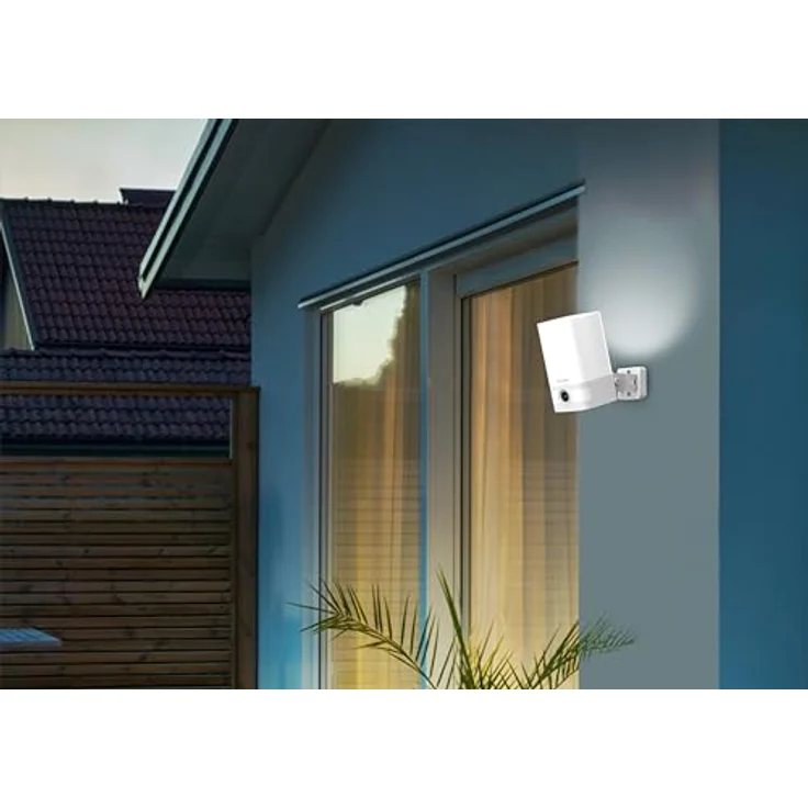 Beafon, Smart Home, Safer 4L, schwenkbare akku Überwachungskamera für den Außenbereich mit LED Licht, 3MP Super HD Kamera, IP65 Schutz gegen Strahlwasser und Staubdicht, weiß, Netzwerk 2,4G, WiFi – Bild 3