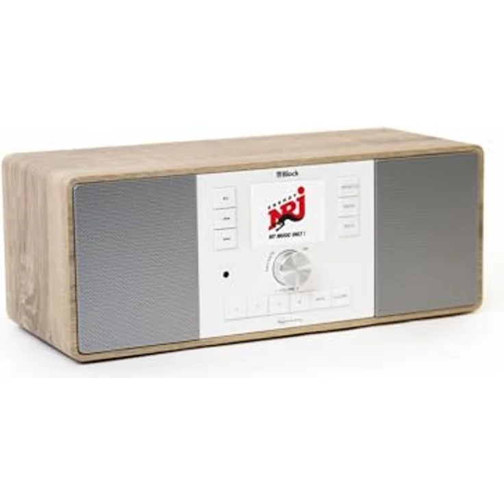 Block Internetradio Harmonywalnut, FM/DAB+ Bluetooth Radio, Braun – Bild 1