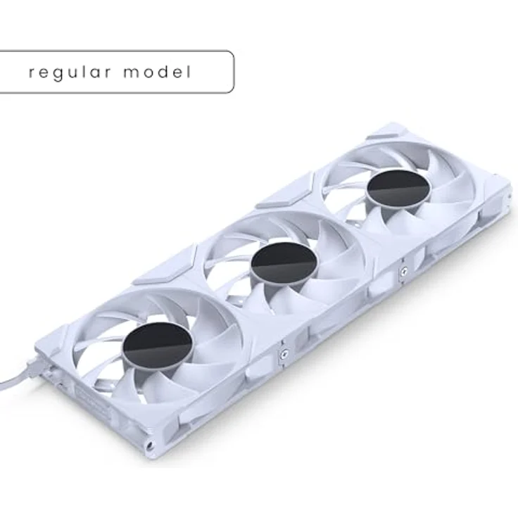 Phanteks M25 Gen2 PC Lüfter 120mm RGB 3er-Pack - Gaming PC Lüfter Weiß | PWM Lüfter - bis 2.000 U/min - hoher Airflow - Vibrationsarm - Leise – Bild 2