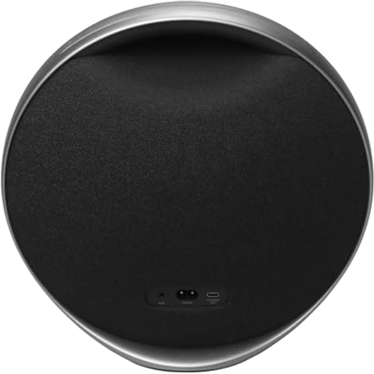 Harman Kardon Onyx Studio 9, tragbarer Bluetooth-Lautsprecher mit Auracast Multi-Speaker-Verbindung, adaptiver Selbstabstimmung, USB-Ladeanschluss, 8 Stunden Akkulaufzeit, in Schwarz – Bild 5