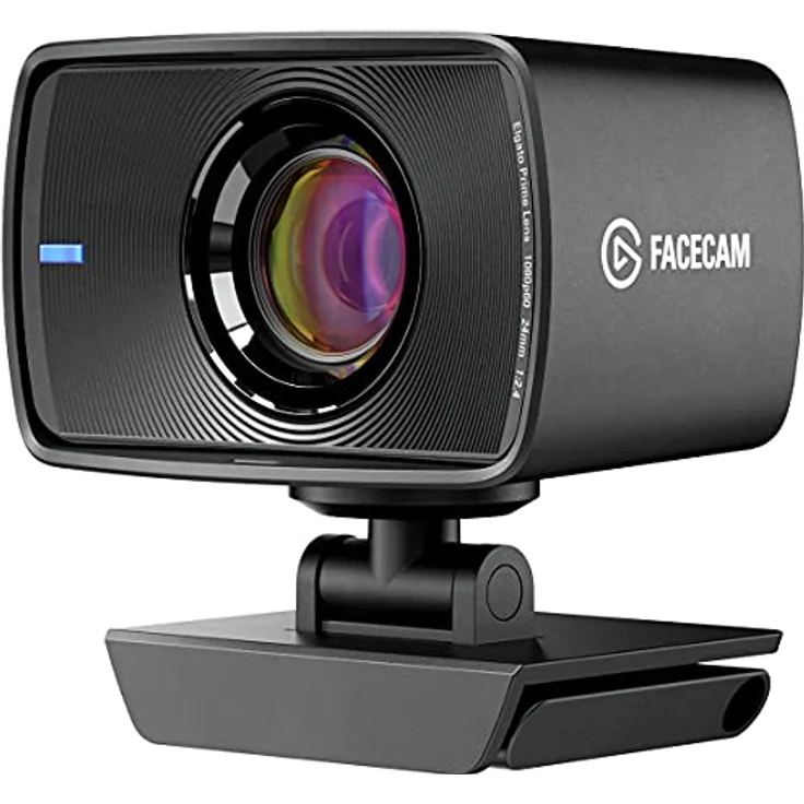 Elgato Facecam - 1080p60 Full HD Webcam für Videokonferenzen, Gaming, Streaming, Sony-Sensor, Fixfokus-Glasobjektiv, für Lichtverhältnisse in Innenräumen Optimiert, Zoom, Microsoft Teams, PC/Mac – Bild 1