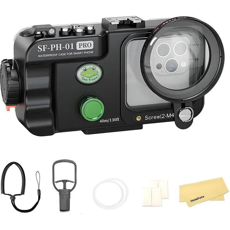 Seafrogs SF-PH-01 Pro Professional Diving Phone Case [40 M/130 Fuß]