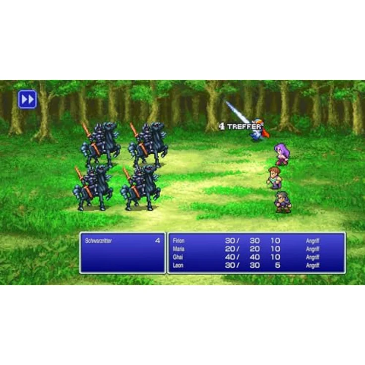 SQUARE ENIX FINAL FANTASY I-VI COLLECTION ANNIVERSARY EDITION (PS4), mit durchgängig aktualisierter 2D-Pixel-Grafik und Stickerbogen + Soundtrack – Bild 4