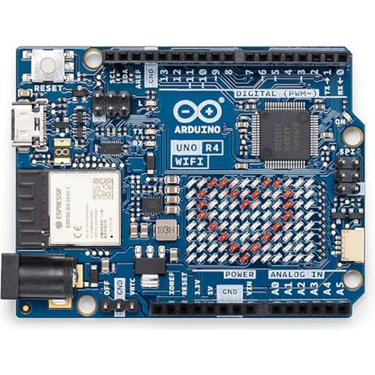 Arduino ABX00087 Uno Rev4 Wifi, 32-Bit-Mikrocontroller mit Abwärtskompatibilität und erweiterten Funktionen – Bild 2