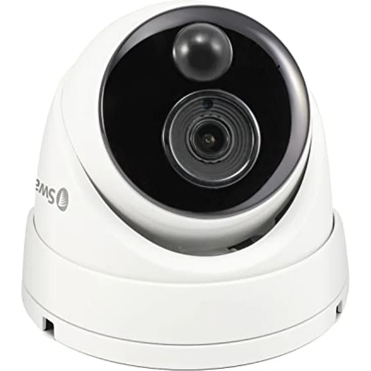 Swann CCTV Dome 4K Ultra HD IP-Überwachungskamera mit thermischer Abtastung und Gesichtserkennung und 1-Wege-Audio, Weiß (SWNHD-888MSD-EU) – Bild 7