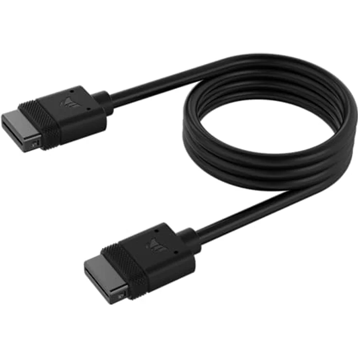 Corsair iCUE LINK Kabel - 600mm Gerade - Schwarz – Bild 2