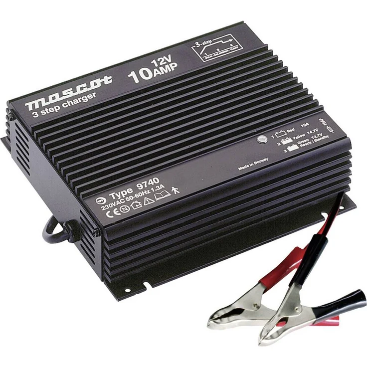 Mascot Battery Bleiakku-Ladegerät 48V, intelligentes Ladegerät mit 2.5A Ladestrom und Schutzeinrichtungen