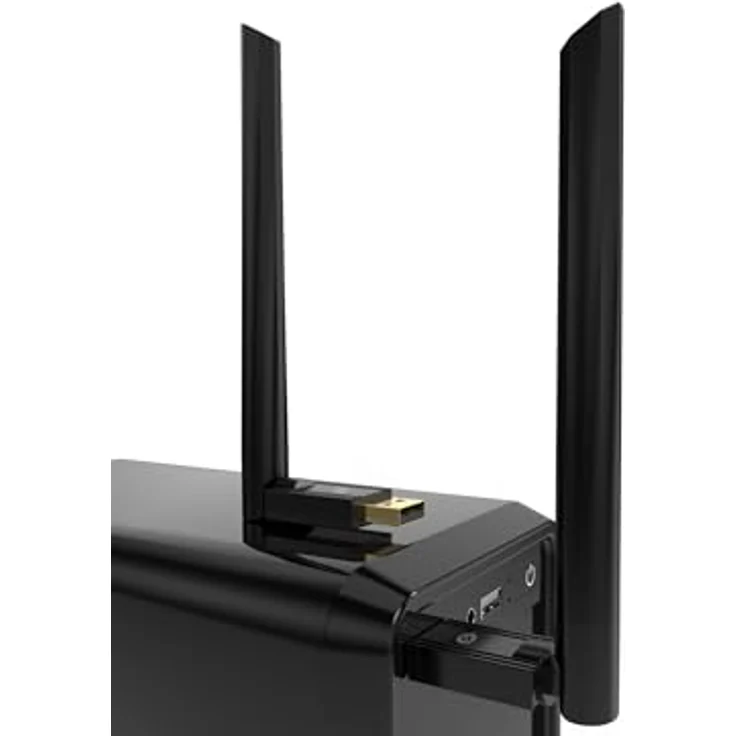 Conceptronic ABBY17B USB-Bluetooth 5.3-Adapter, externe Antenne, hohe Reichweite bis 100m, Schwarz – Bild 4