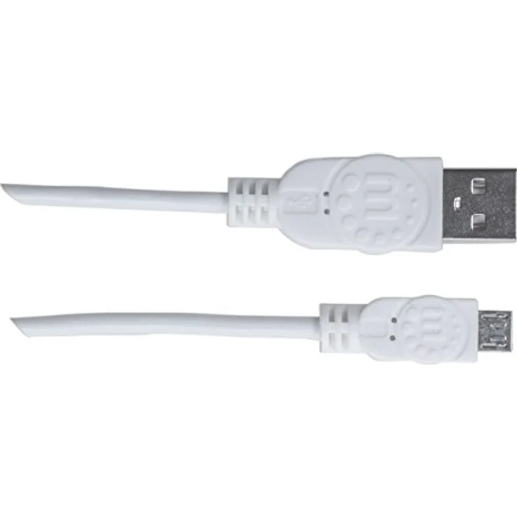Manhattan Hi-Speed - USB-Kabel - USB Typ A, 4-polig (M) - 5-polig Micro-USB Typ B (M) - 1,8m (USB/USB2.0) - geformt - weiß (324069) – Bild 6