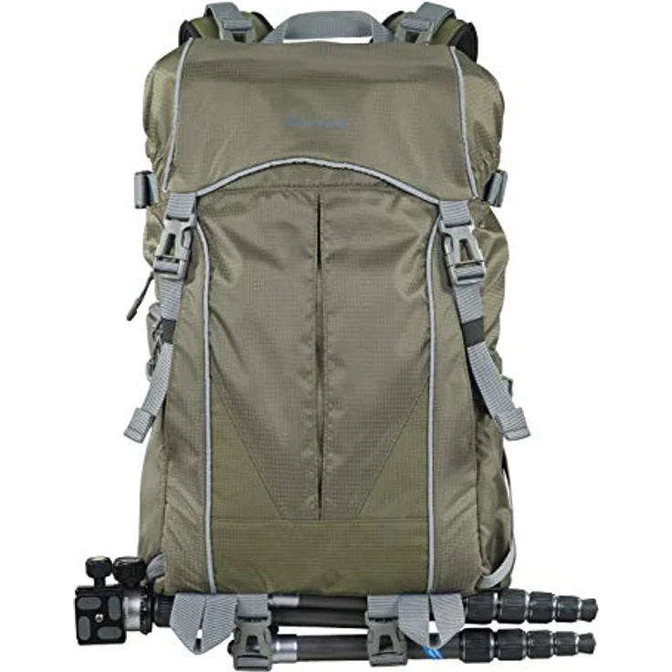 CULLMANN ULTRALIGHT 2in1 Daypack 600+ Foto--Wanderrucksack mit Schultertasche, Innenmaß Kamerafach 240x190x120mm, olivgrün – Bild 3